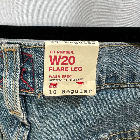 NWT Express X2 Jeans W20 Flare Leg 10 Regular Woman - Picture 3 of 6